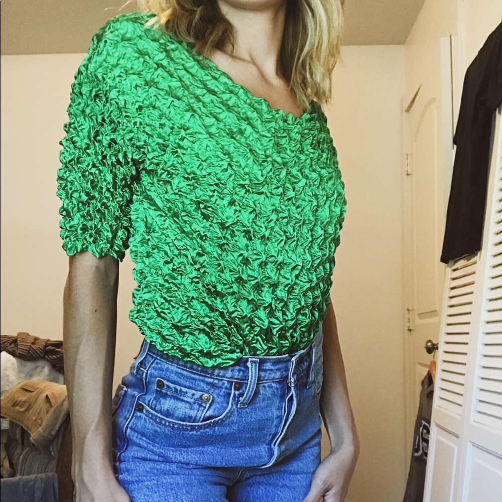 Textured vintage top